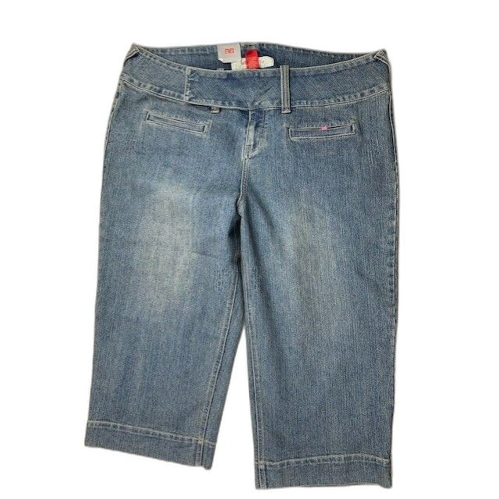 Mossimo Size 20W Women Jean Lowest Rise Straight Through Hip Thigh Trouser Crop